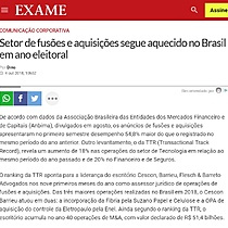 Setor de fuses e aquisies segue aquecido no Brasil em ano eleitoral